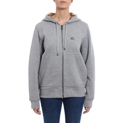 Embroidered EKD Hoodie "pale grey"