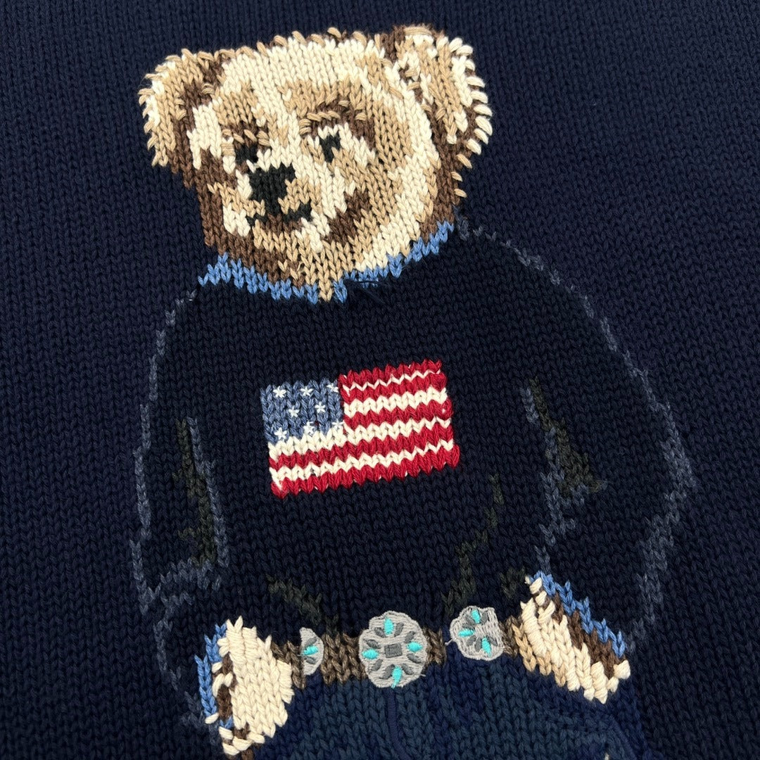 American Flag Bear Sweater